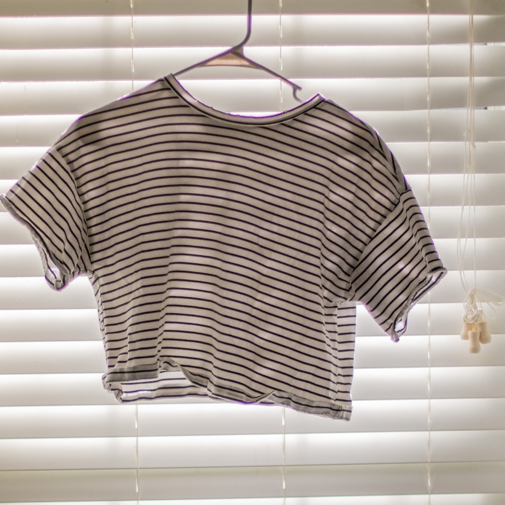 Striped Crop Top
